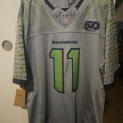 Jaxon Smith-Njigba Seattle Seahawks 50th Anniversary