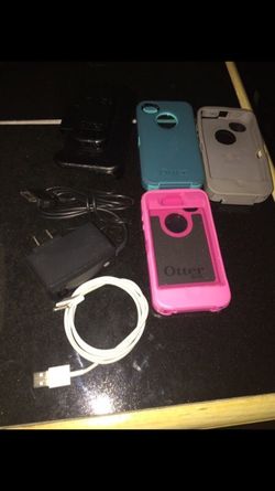 iPhone 4s otter cases and chargers