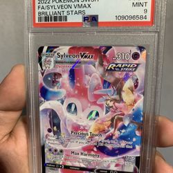 PSA Mint 9 Sylveon Vmax 