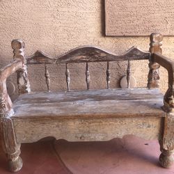 Bench, Wood, Vintage - Antique
