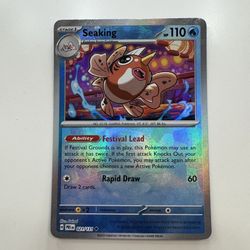 Seaking 021/131 Poke ball Holo Foil Pokemon Prismatic Evolutions TCG