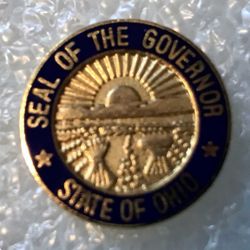Seal of the Governor - State of Ohio Lapel / Blouse Pin 