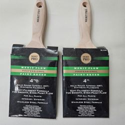 4 " Merit Pro Paint Brushes