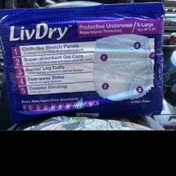 LivDry Adult Diapers Size XL