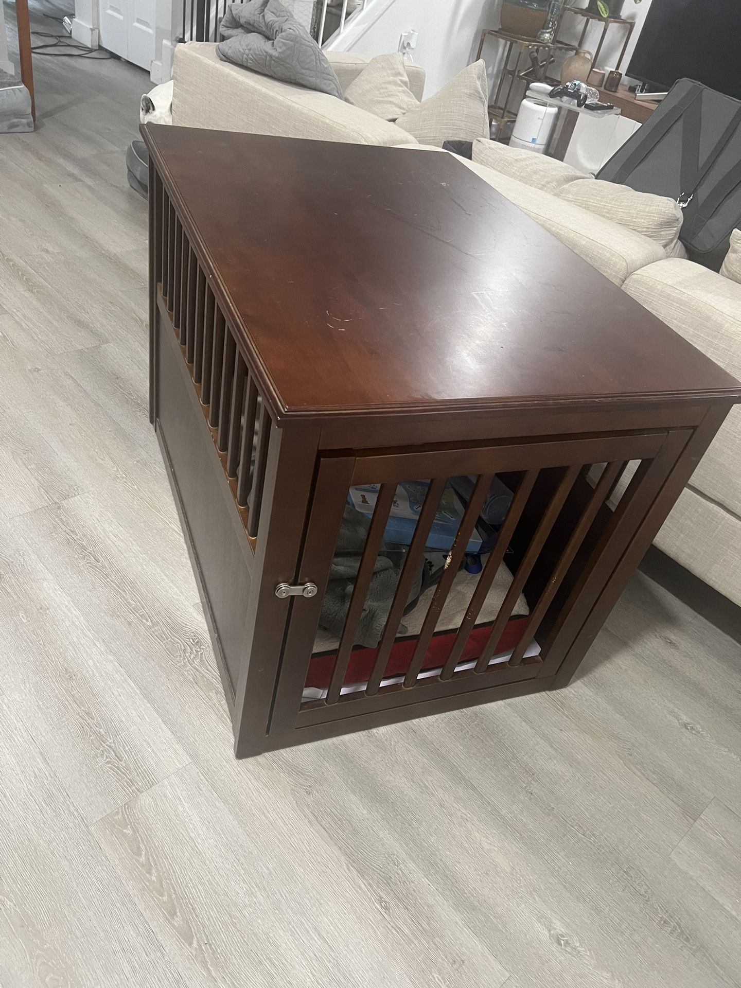 Solid Wood Dog Crate