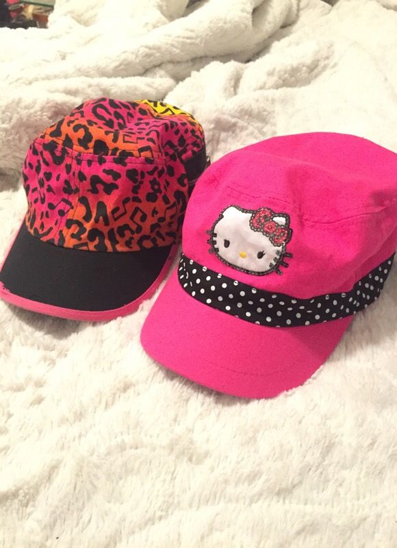 2 girls hats $5 for both