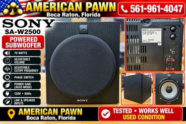 Sony SA-W2500 Active Powered Subwoofer – Tested Works Well
