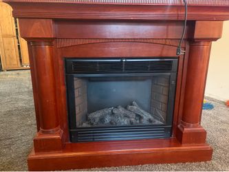 Electric fireplace and heater Electric fireplace and heater