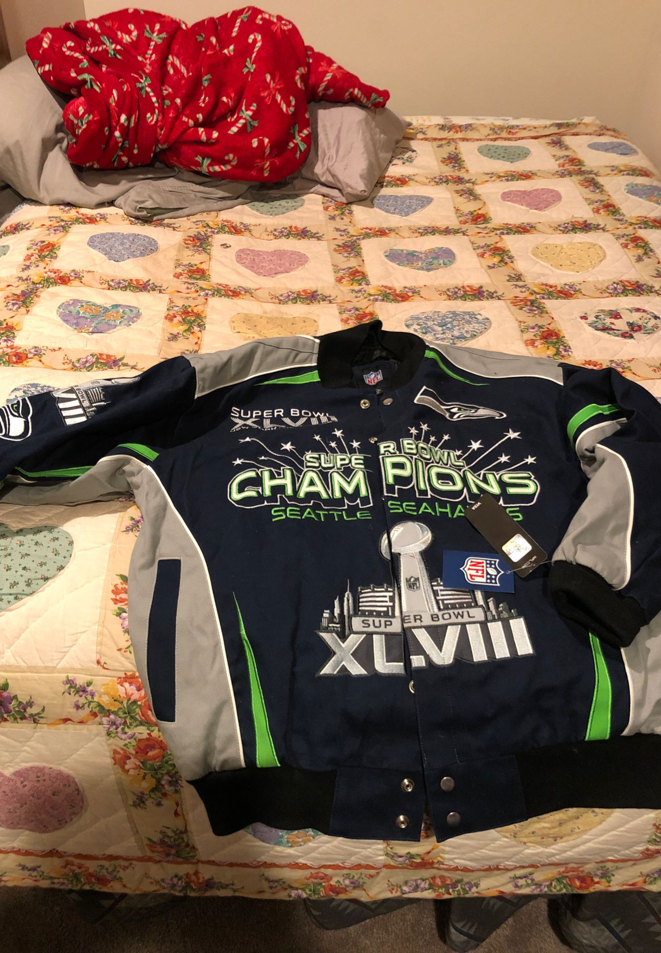 Seahawks Super Bowl Championship bomber jacket