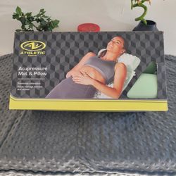 Acupressure matt and pillow