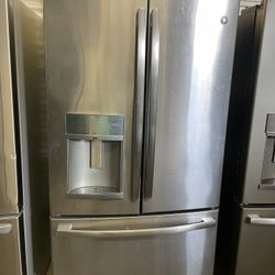 Ge French Door Refrigerator/Comes With 2 Month Warranty 📍5200 E 10TH Ave Tampa Fl 33619📲813~473~0570