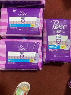 3=$25 Poise Pads Size 4 Bundle
