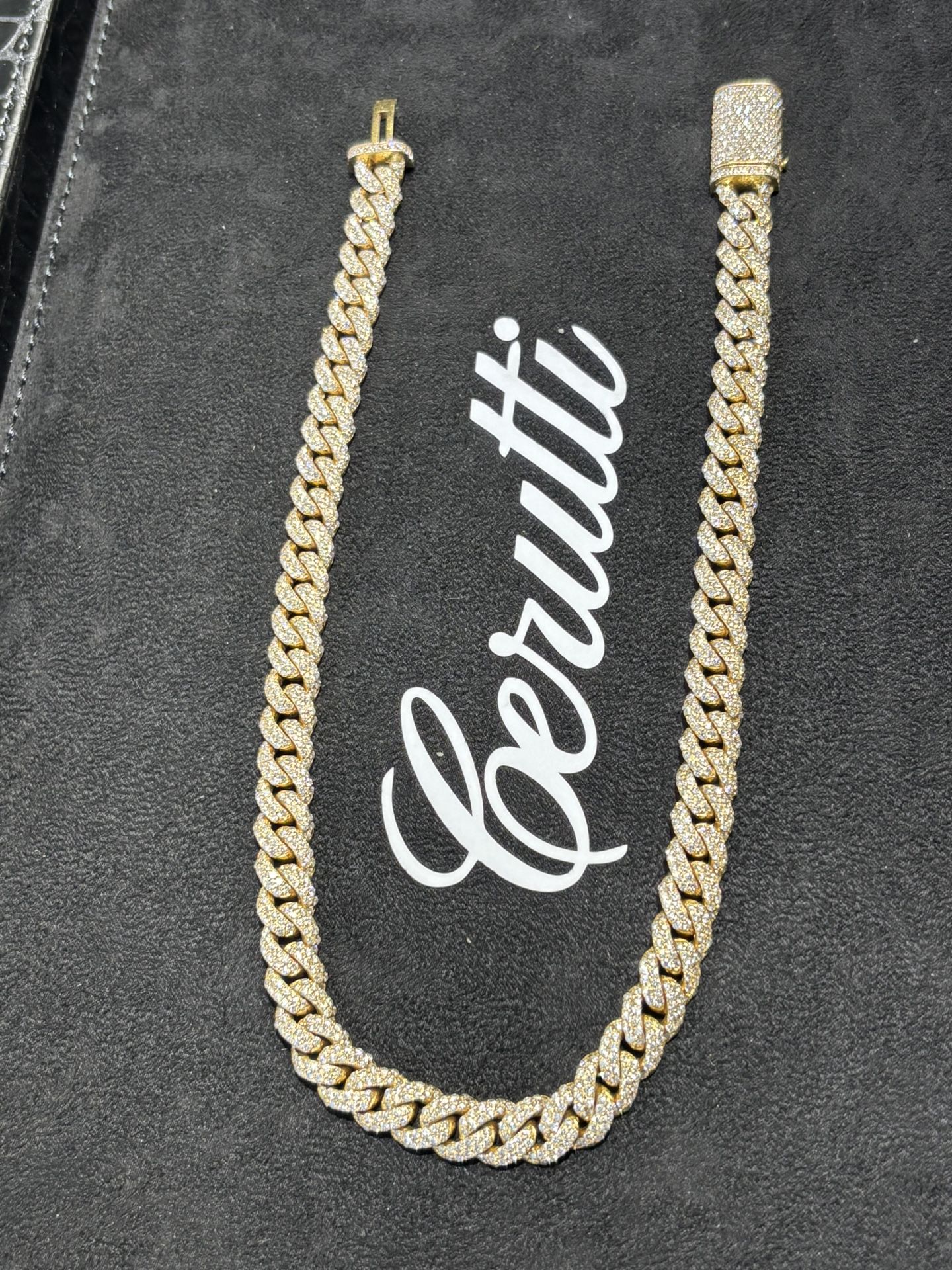 14k Miami Cuban Link Bust down Choker
