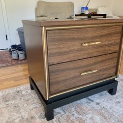 Mid Century Nightstand 