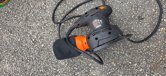 Warrior Corded Detail Palm Sander with Dust Bag