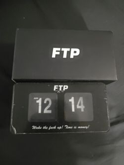 FTP Flip Clock and Box