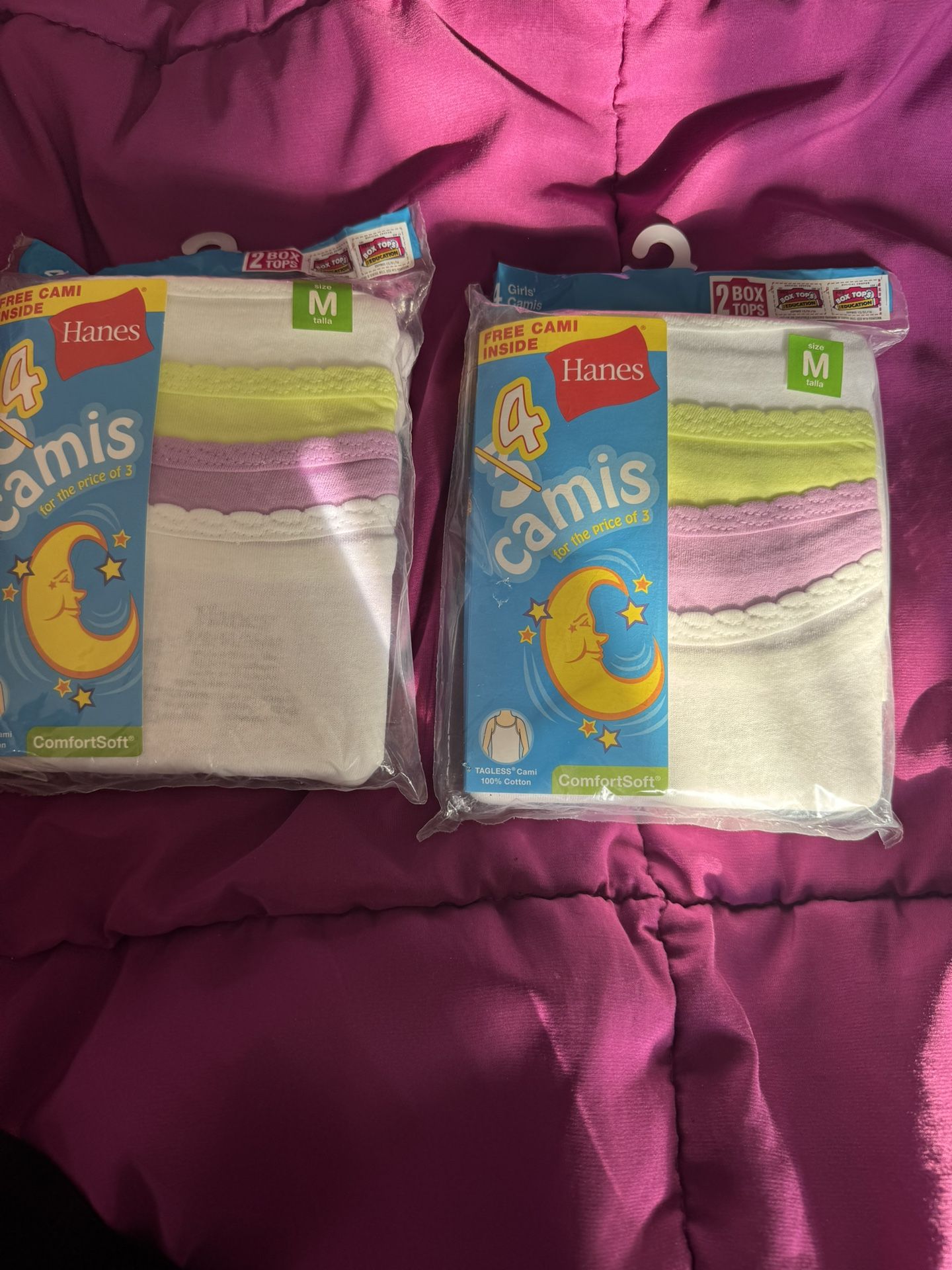 New Hanes Girls Camis/undershirts  Size Medium (7–8)
