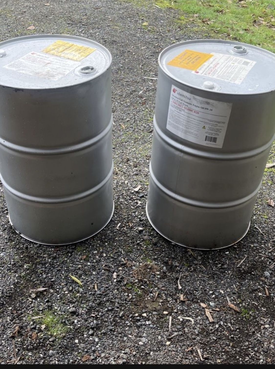 55 Gallon Oil Drum Barrel -FREE- 3 Available