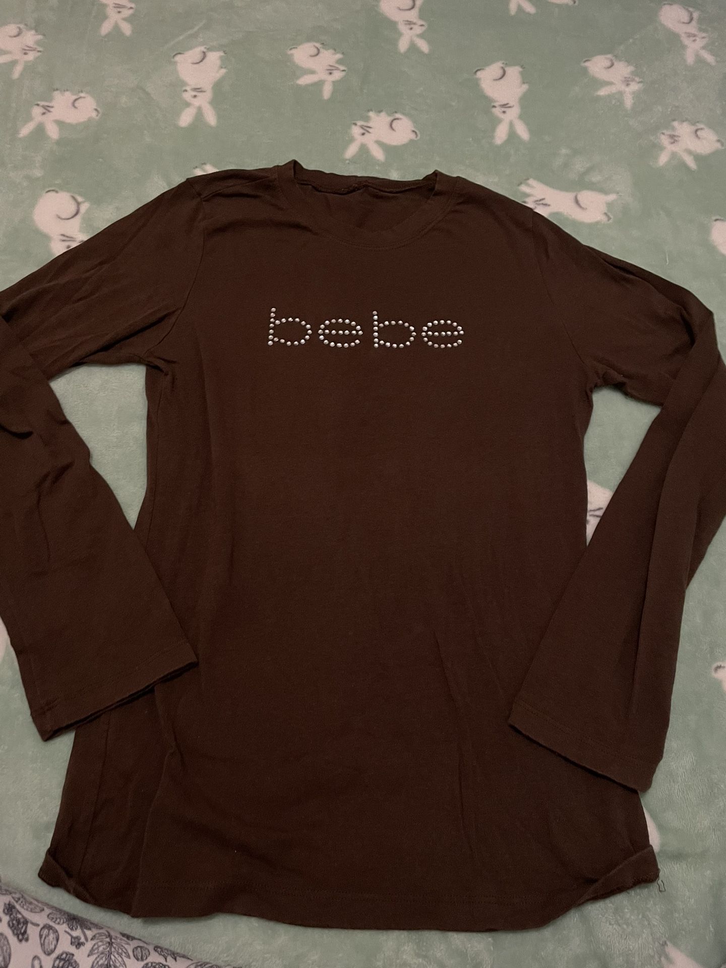 Brown Bebe Top