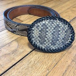 Snakeskin Belt 40