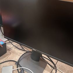 2 Dell Monitors 20”