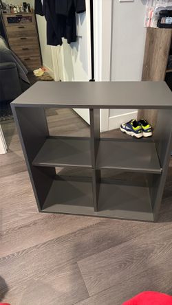 Grey 4 Cube storage unit