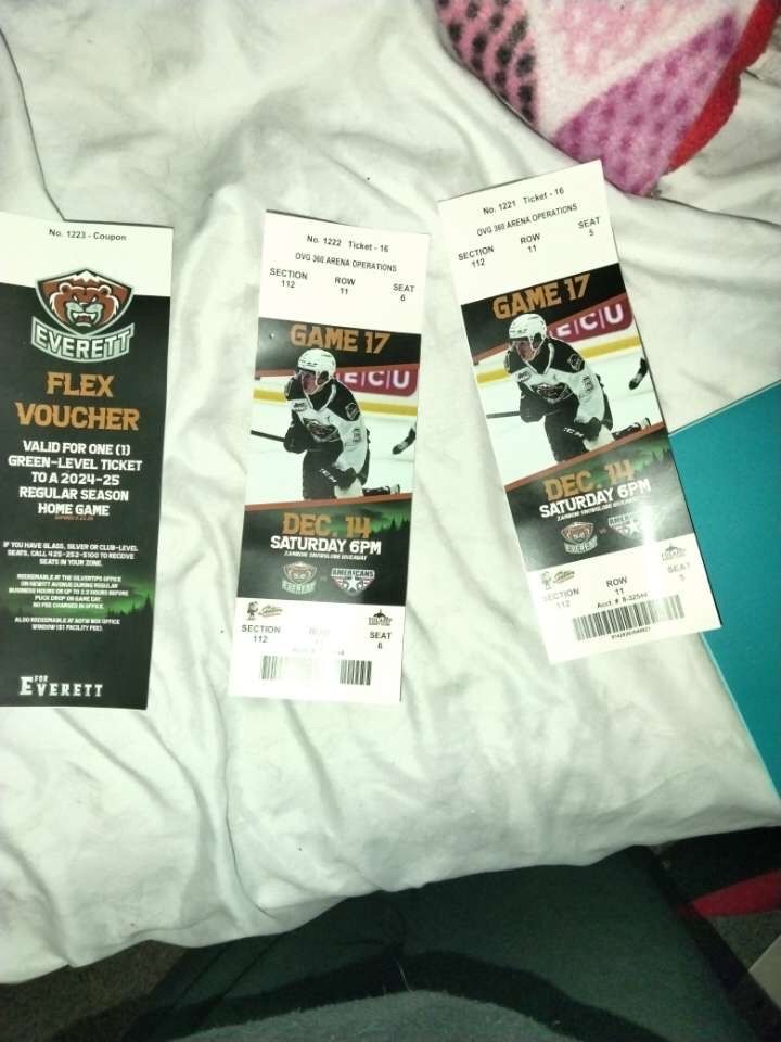 Everett Silver tips Game Tickets