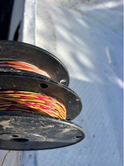 Two rows of wire