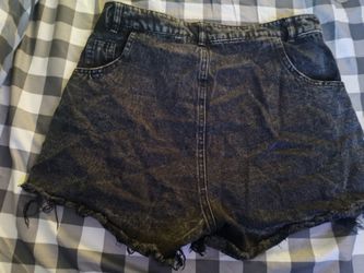 Black shorts denim