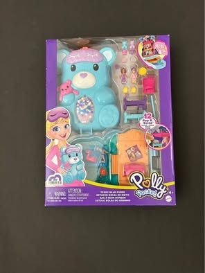New Sealed polly pocket teddy bear purse set