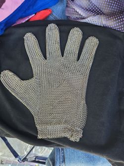 Stainless Steel Chain Mail Cut-Resistant Glove
