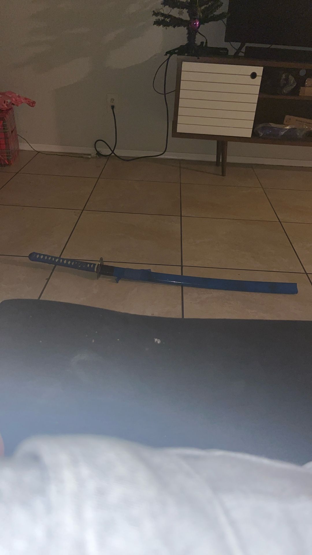 Blue katana