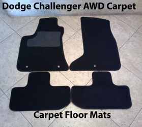 Challenger AWD Carpet Floor Mats Genuine Dodge