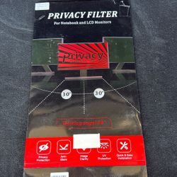 Privacy filter for notebook