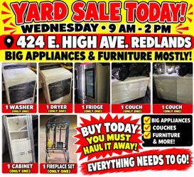 Yard sale Wednesday today