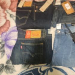 New jeans  two Levi's 505- 514, one prescription one blue rag 34/30 for men