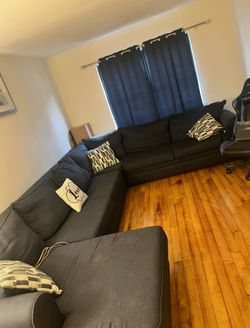 Blue sectional couch for sale