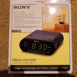 New Sony Radio Clock