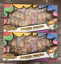 Pokémon Ascended Heroes Focused Fighters Premium Collection - Brand New Sealed
