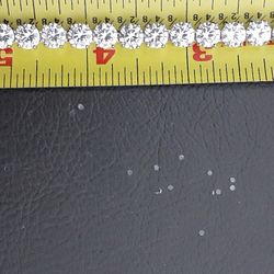 8" Silver Plated CZ Tennis bracelet.