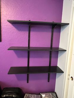 3-Tier Wall-Mounted Shelving Unit