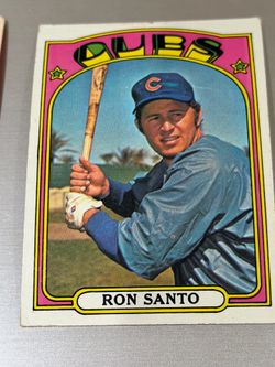 1972 Topps Ron Santo Chicago Cubs Baseball Card
