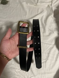 Black/gold Belt