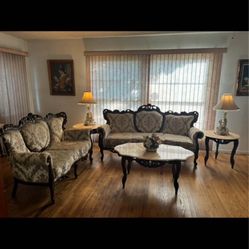 Victorian Sofa and Loveseat