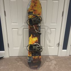 RIDE snowboard with Arbor Bindings 