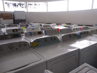 Top load washer and dryer set working perfectly with 4 months warranty from $275 and up
