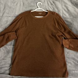 Mens Brown Crewneck