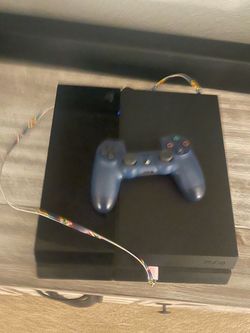 PS4 with 1 controller and chords