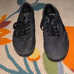 Vans Men's Atwood Varsity Textile Shoes, Black/Pewter,