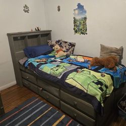 Twin Bed Frame With Storage 